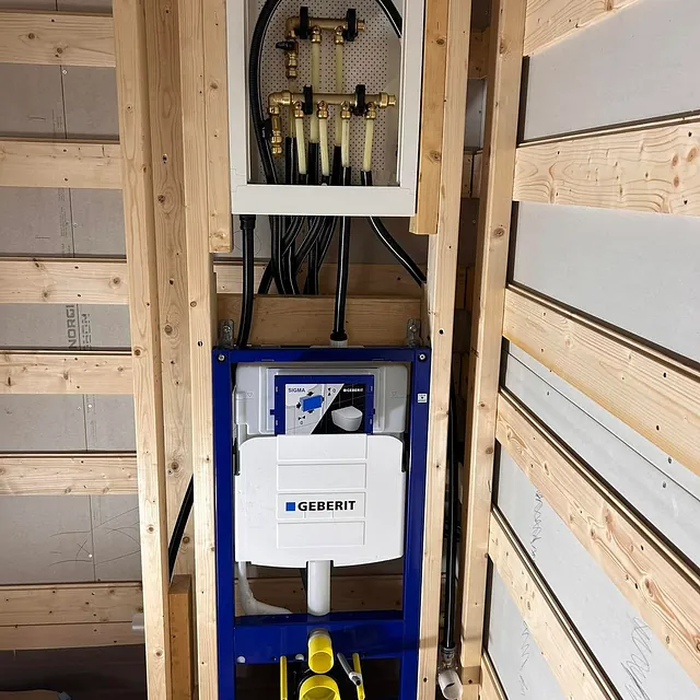 Rørinnstallasjon under oppussing